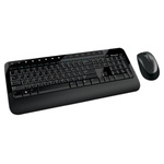 Microsoft Wireless Keyboard and Mouse Set, QWERTY (UK), Black
