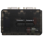 StarTech.com 2 Port USB VGA KVM Switch, 3.5 mm Stereo 2048 x 1536 Maximum Resolution