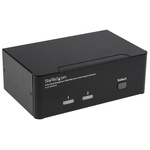 StarTech.com 2 Port Dual Monitor USB DisplayPort KVM Switch, 3.5 mm Stereo 2560 x 1600 Maximum Resolution