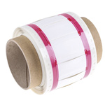 TE Connectivity RPS on White Heatshrink Labels, 22.86 mm Width, 50.8mm Label Length, 90.18mm Label Width