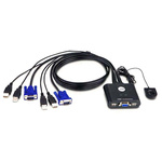 Aten 2 Port USB VGA KVM Switch, 2048 x 1536 Maximum Resolution