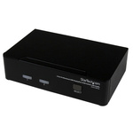 StarTech.com 2 Port USB DisplayPort KVM Switch, 3.5 mm Stereo 3840 x 2400 Maximum Resolution