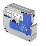 Brother Black on White Label Printer Tape, 8 m Length, 9 mm Width