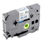 Brother Black on Blue Label Printer Tape, 8 m Length, 12 mm Width