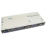 Rextron 2 Port Dual Monitor USB SVGA, VGA KVM Switch, 1920 x 1440 Maximum Resolution