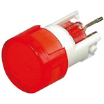 Red Round Push Button Lens for use with A3D Series