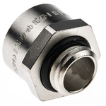 Lapp M12 → M16 Cable Gland Adapter, Nickel Plated Brass, IP68