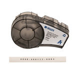 Brady B-342 PermaSleeve Black on White Heatshrink Labels, 2.13 m Length, 8.51 mm Width, 8.5mm Label Length