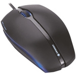 CHERRY Gentix 3 Button Wired Optical Mouse Black