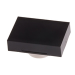 Black Rectangular Push Button Lens for use with ADA16 Series