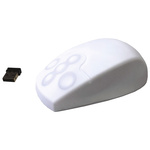 Ceratech AccuMed 5 Button Wireless Medical Optical Mouse White