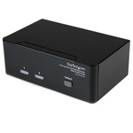 StarTech.com 2 Port Dual Monitor USB DVI KVM Switch, 3.5 mm Stereo 1920 x 1200 Maximum Resolution