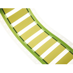 TE Connectivity HX-SCE on Yellow Heatshrink Labels, 25.4 mm Width, 50mm Label Length, 9.5mm Label Width