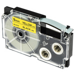 Casio Black on Yellow Label Printer Tape, 8 m Length, 9 mm Width