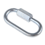 RS PRO Steel Zinc Plated Chain Link, Quick Repair Link, 4mm