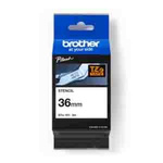 Brother Black on White Label Printer Tape, 3 m Length, 36mm Label Length