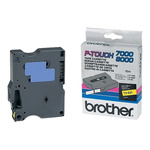 Brother Black on Yellow Label Printer Tape, 15 m Length, 9 mm Width