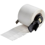Brady B-417 Black on Transparent/White Label, 12.7 mm Width