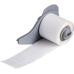 Brady B-417 Black on Transparent/White Label Printer Label, 38.1 mm Width
