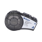 Brady M21 Black on White Polyester Label, 19.05 mm Width