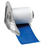 Brady B-595 Black on Blue Cable Labels, 15.24 m Length, 50.8 mm Width, 50.8mm Label Width