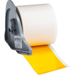 Brady B-581 Black on Yellow Cable Labels, 15.24 m Length, 50.8 mm Width, 50.8mm Label Width