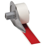 Brady B-595 Black on Red Cable Labels, 15.24 m Length, 25.4 mm Width, 25.4mm Label Width