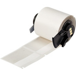 Brady B-427 Black on White/Transparent Label Printer Tape, 50.80 mm Width, 38.10mm Label Length, 50.8mm Label Width