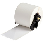 Brady B-595 Black on White Cable Labels, 15.24 m Length, 50.80 mm Width, 50.8mm Label Width