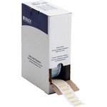 Brady B-342 Black on Yellow Heatshrink Labels, 25.40 mm Width, 5.97mm Label Length, 25.4mm Label Width