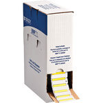 Brady B-342 Black on Yellow Heatshrink Labels, 44.45 mm Width, 5.97mm Label Length, 44.45mm Label Width