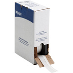 Brady B-342 Black on White Heatshrink Labels, 4.7 mm Width, 8.51mm Label Length, 4.7mm Label Width