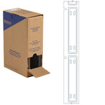 Brady B-7643 Black on White Cable Labels, 10.00 mm Width, 60.00mm Label Length, 10mm Label Width