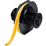 Brady B30 on Yellow Industrial Vinyl Tape, 30 m Length, 12.70 mm Width
