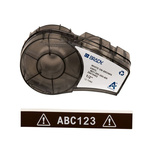 Brady BMP 21 White on Brown Label Printer Tape, 6.4 m Length, 12.70 mm Width