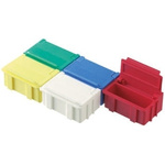 Licefa Red ABS Compartment Box, 21mm x 42mm x 29mm