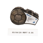 Brady B-488 Polyester Black on White Label Printer Tape, 6.4 m Length, 19.05 mm Width