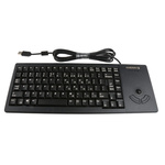 Cherry Trackball Keyboard Wired USB Compact, QWERTY (US) Black