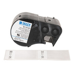 Brady B-427 Self-laminating Vinyl Black on White/Transparent Label Printer Tape, 38.1 mm Width, 63.5mm Label Length