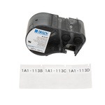 Brady B-427 Self-laminating Vinyl Black on White/Transparent Label Printer Tape, 38.1 mm Width, 38.1mm Label Length