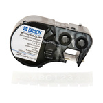 Brady B-595 Vinyl White on Transparent Label Printer Tape, 6.1 m Length, 19.05 mm Width