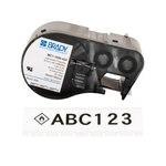 Brady B-422 Black on White Label Printer Tape, 7.62 m Length, 25.4 mm Width