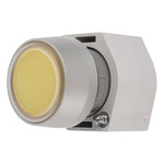 Modular Switch Body, IP65, Yellow, Panel Mount, Momentary for use with Eao 04 Series Contact Block -25°C +50°C