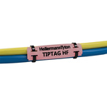 HellermannTyton TIPTAG Red Cable Labels, 65mm Width, 11mm Height, 190 Qty