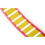 TE Connectivity Yellow Heatshrink Labels, 50mm Width, 250 Qty