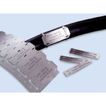 TE Connectivity CM-SCE White Cable Labels, 50.8mm Width, 6.4mm Height, 250 Qty