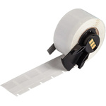 Brady B-417 on Transparent/White Label, 12.7 mm Width