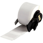 Brady B-417 on Transparent/White Label, 25.4 mm Width