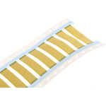 TE Connectivity TMS-SCE Yellow Heatshrink Labels, 50mm Width