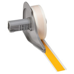 Brady B-595 Black on Yellow Cable Labels, 15.24 m Length, 12.7 mm Width, 12.7mm Label Width
